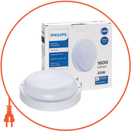Світильник WT045C LED20/NW PSU CFW L1654, Philips, 911401735872