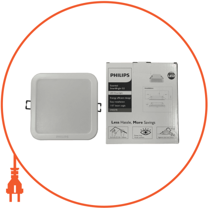 Світильник Philips DN027B LED9/NW 11W L125 SQ, Philips, 911401814597