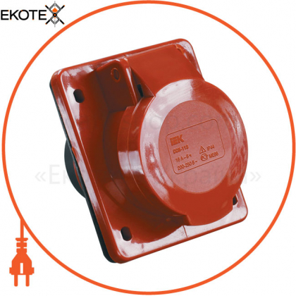 Розетка стаціонарна прихована ССІ-414 3Р+Е 16А 380-415В IP44 IEK, IEK, PSR42-016-4