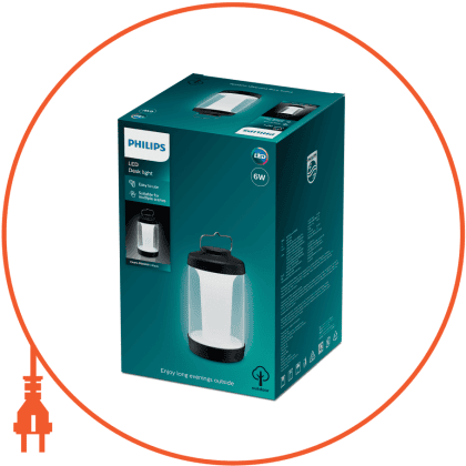 Світильник кемпінговий акумуляторний CiceroDSK260PTCamp5W50K WUSB 02, Philips, 929003241607