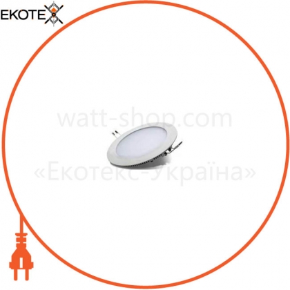 Elcor 211428 светодиодная панель lumex круглая-9вт встроенная (148х14) 4000-4100k