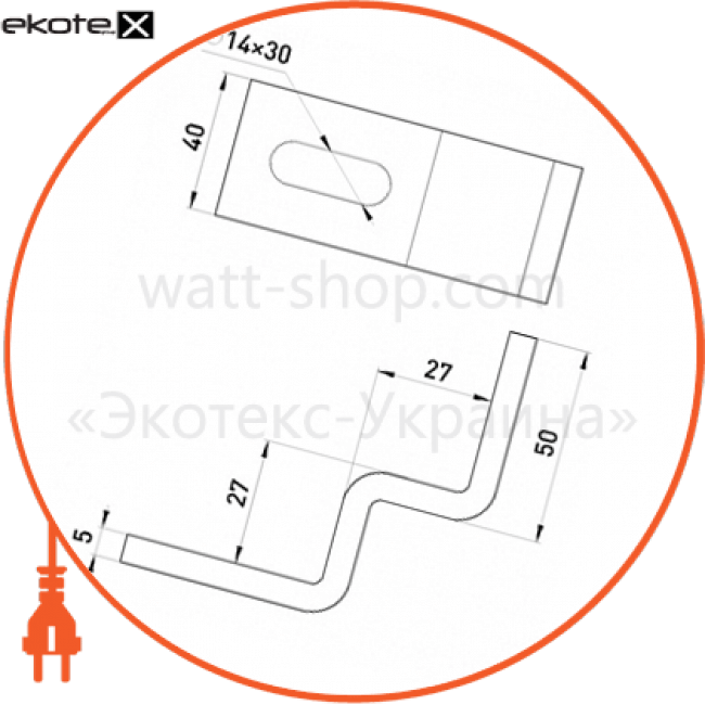 Кутове кріплення AI DP-2, Enext, Al DP-2