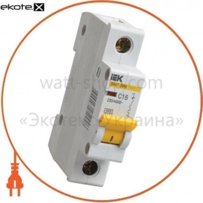 Авт. викл. ВА47-29М 1P 6A 4,5 кА х-ка D, IEK, IEK, MVA21-1-006-D