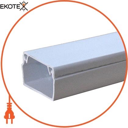 Короб пластиковий e.trunking.stand.40.40, 40х40мм, 2м, Enext, s033008