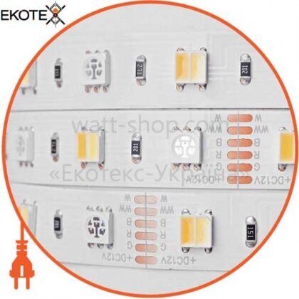 Світлодіодна стрічка Mi-Light SMD5050 RGB+WW+CW (RGB+CCT) LED Strip IP20, Mi-Light, MI-LED-RGBW60CCT1220