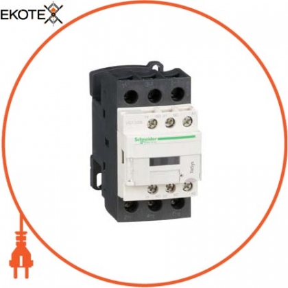Контактор D 3P, 25А, АЛЕ + НЗ, 24B, 50 / 60Гц, Schneider, LC1D25B7