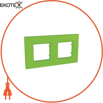 Рамка UNICA QUADRO 2 місця КИВИ, Schneider, MGU4.704.28