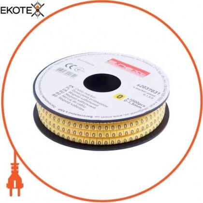 Enext s2037031 маркер кабельний e.marker.stand.0.1.5.0, 0-1,5 кв.мм, 0, 1000 шт