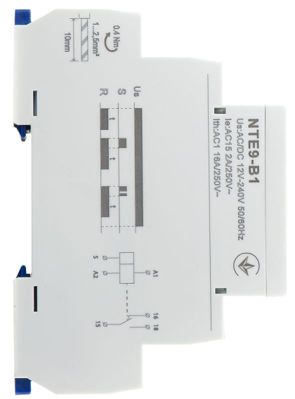 Реле затримки часу на вимкнення NTE9-B1 AC/DC 12-240V, АСКО-УКРЕМ, A0010240003