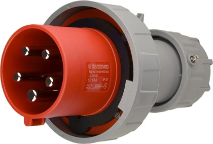 Вилка переносна серії UCombi  5P  63А IP 67, АСКО-УКРЕМ, A0080010116