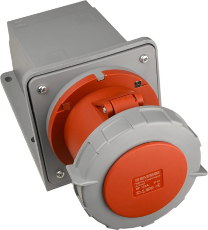 Розетка стаціонарна серії  UСombi 5P 125A IP 67, АСКО-УКРЕМ, A0080010157