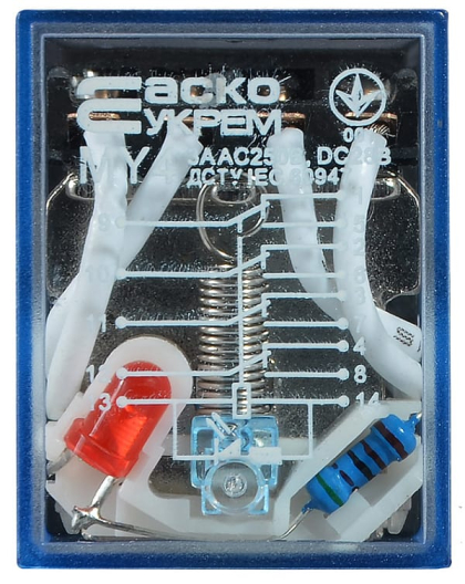 Реле МY4 (AC 24 V), АСКО-УКРЕМ, A0090010010