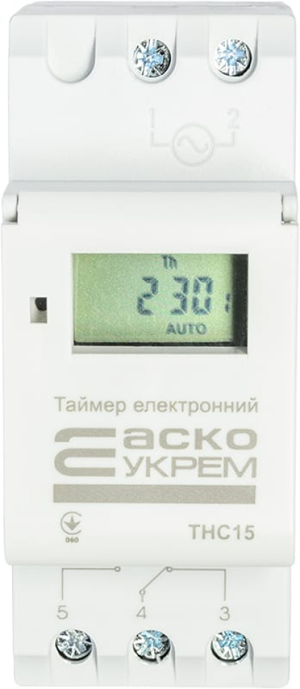 Таймер тижневий електронний THC15, АСКО-УКРЕМ, A0090040005