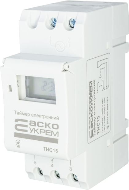 Таймер тижневий електронний THC15, АСКО-УКРЕМ, A0090040005