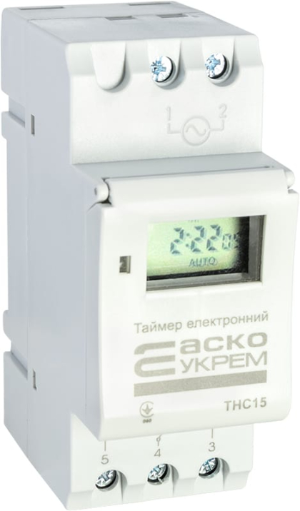 Таймер тижневий електронний THC15, АСКО-УКРЕМ, A0090040005