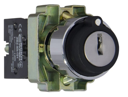 XB2-BG33 Кнопка поворотна з ключем 3-позиційна, АСКО-УКРЕМ, A0140010010