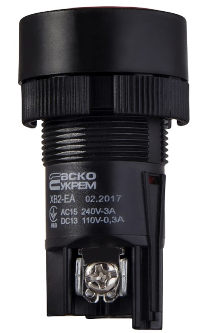 XB2-ЕA145 Кнопка "Стоп" червона (NO+NC), АСКО-УКРЕМ, A0140010037