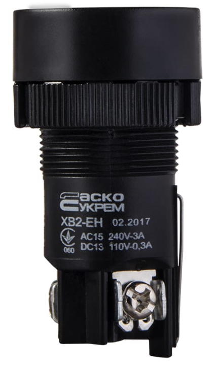 XB2-EH135 Кнопка "Старт" зелена з фіксацією (NO+NC), АСКО-УКРЕМ, A0140010041