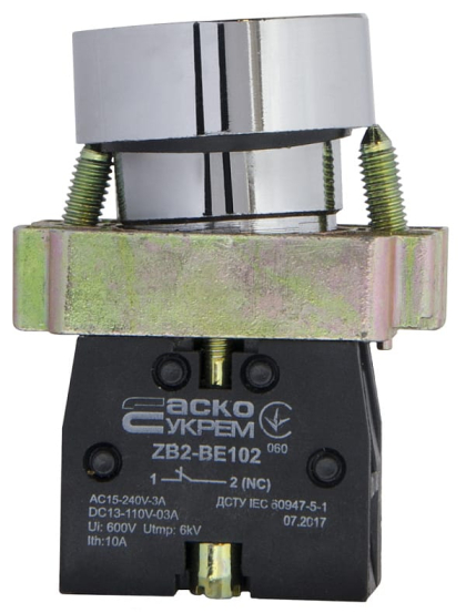 XB2-BA4342 Кнопка "Стоп" червона, АСКО-УКРЕМ, A0140010066