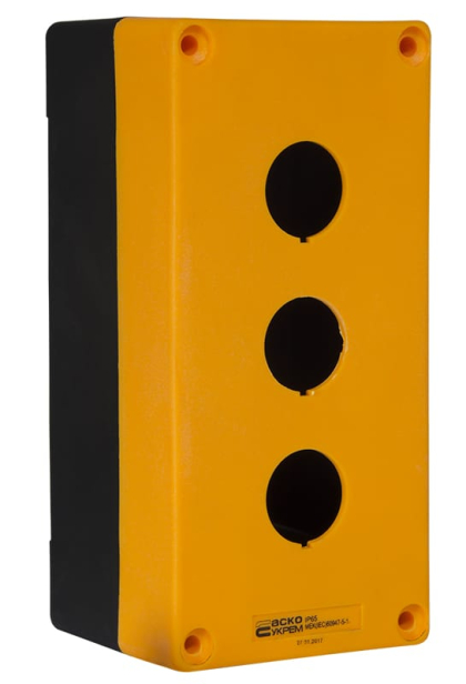 Корпус HJ9-3 (3-місний) жовтий, АСКО-УКРЕМ, A0140020038