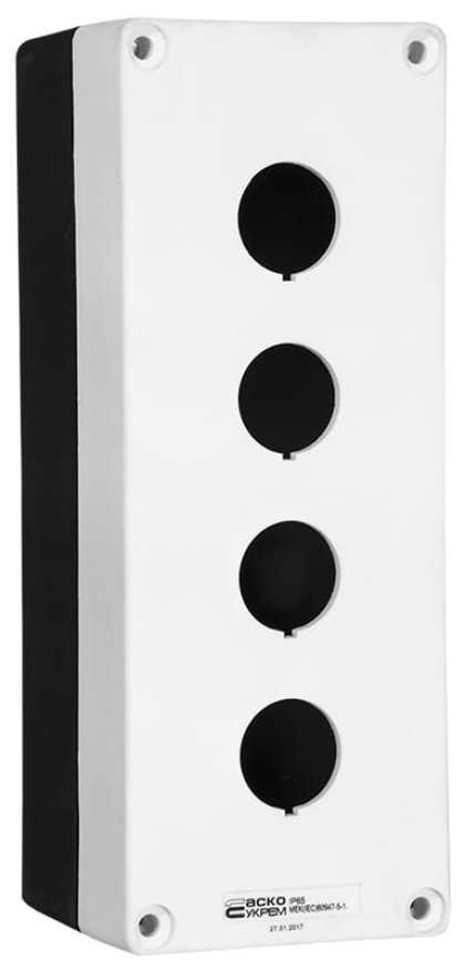 Корпус HJ9-4 (4-місний) білий, АСКО-УКРЕМ, A0140020039