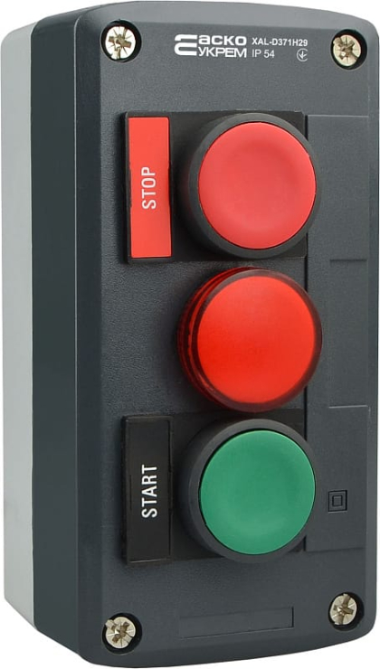 XAL-D371H29 Пост тримісний  "Старт-Стоп-Сигнальна арм.", АСКО-УКРЕМ, A0140020069