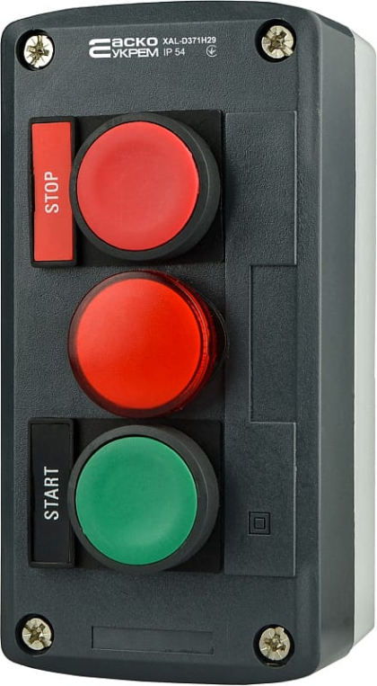 XAL-D371H29 Пост тримісний  "Старт-Стоп-Сигнальна арм.", АСКО-УКРЕМ, A0140020069