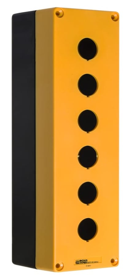 Корпус HJ9-6 (6-місний) жовтий, АСКО-УКРЕМ, A0140020075