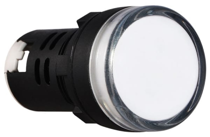 Сигнальна арматура AD22-22DS біла 220V АC, АСКО-УКРЕМ, A0140030044