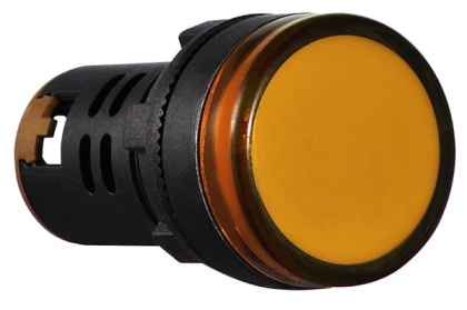 Сигнальна арматура AD22-22DS жовта 220V DC, АСКО-УКРЕМ, A0140030081