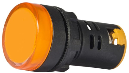 Сигнальна арматура AD22-22DS жовта 12V АC/DC, АСКО-УКРЕМ, A0140030161