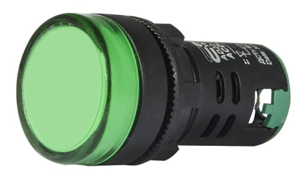 Сигнальна арматура AD22-22DS зелена 12V АC/DC, АСКО-УКРЕМ, A0140030162