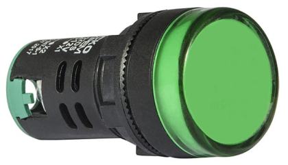Сигнальна арматура AD22-22DS зелена 12V АC/DC, АСКО-УКРЕМ, A0140030162