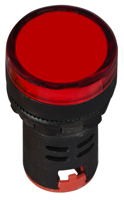 Сигнальна арматура AD22-22DS червона 12V АC/DC, АСКО-УКРЕМ, A0140030163