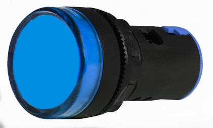 Сигнальна арматура AD22-22DS синя 12V АC/DC, АСКО-УКРЕМ, A0140030164