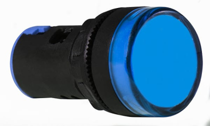 Сигнальна арматура AD22-22DS синя 12V АC/DC, АСКО-УКРЕМ, A0140030164
