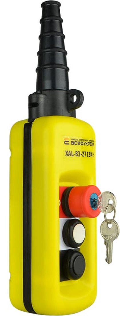 Пост кнопковий  XAL-B3-2713К з ключем, АСКО-УКРЕМ, A0140050020
