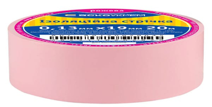 Стрічка ізоляційна 0,13мм*19мм/20м рожева, АСКО-УКРЕМ, A0150020045