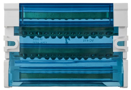 4х15 Нульова шина в корпусі VC-415 (4 бруска по 15 отворів), АСКО-УКРЕМ, A0150120022