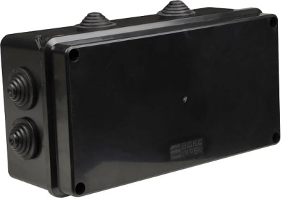 Розподільча  коробка серії UAtmo Jet Black 200*100*70 (уп. 8шт), АСКО-УКРЕМ, A0150170038
