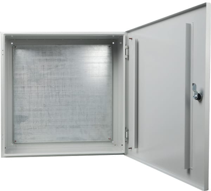 Корпус з монтажною панеллю металевий 60*60*25, IP31, серії UBox, АСКО-УКРЕМ, A0260020010