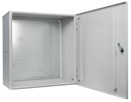 Корпус з монтажною панеллю металевий 60*60*25, IP31, серії UBox, АСКО-УКРЕМ, A0260020010