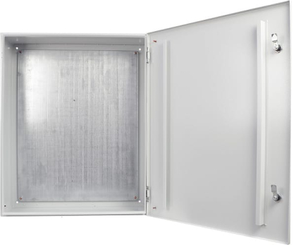 Корпус з монтажною панеллю металевий 80*65*25, IP31, серії UBox, АСКО-УКРЕМ, A0260020012
