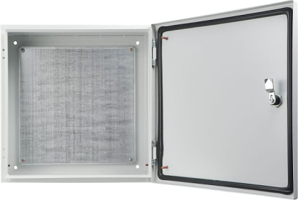Корпус з монтажною панеллю металевий 40*40*20, IP54, серії UBox, АСКО-УКРЕМ, A0260020017