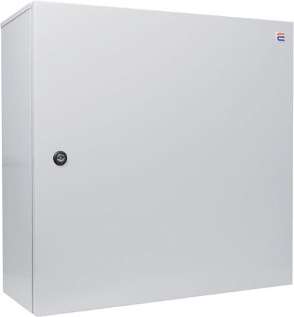 Корпус з монтажною панеллю металевий 60*60*25, IP54, серії UBox, АСКО-УКРЕМ, A0260020022