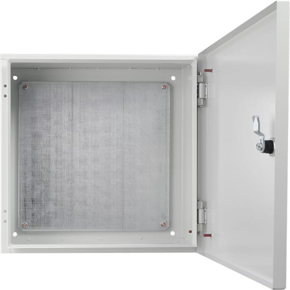 Корпус з монтажною панеллю металевий 40*40*25, IP31, серії UBox, АСКО-УКРЕМ, A0260020027