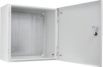 Корпус з монтажною панеллю металевий 40*40*25, IP31, серії UBox, АСКО-УКРЕМ, A0260020027