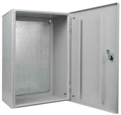 Корпус з монтажною панеллю металевий 60*40*30, IP31, серії UBox, АСКО-УКРЕМ, A0260020030