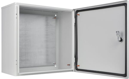 Корпус з монтажною панеллю металевий 40*40*25, IP54, серії UBox, АСКО-УКРЕМ, A0260020039