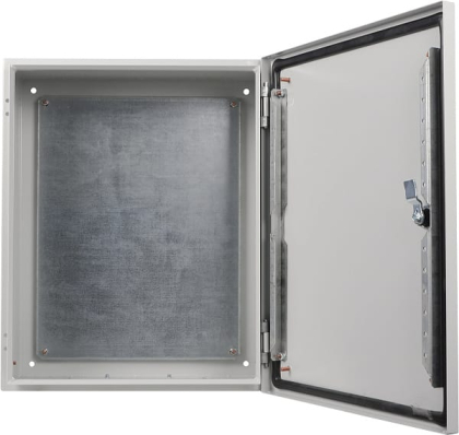 Корпус з монтажною панеллю металевий 50*40*20, IP65, серії UBox, АСКО-УКРЕМ, A0260020053